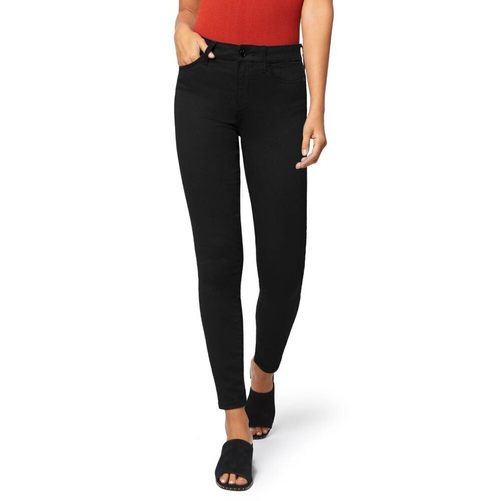 Joe's Jeans Womens Size 26 Skinny Ankle Ponte Knit Pants in Black $158 FLAW
